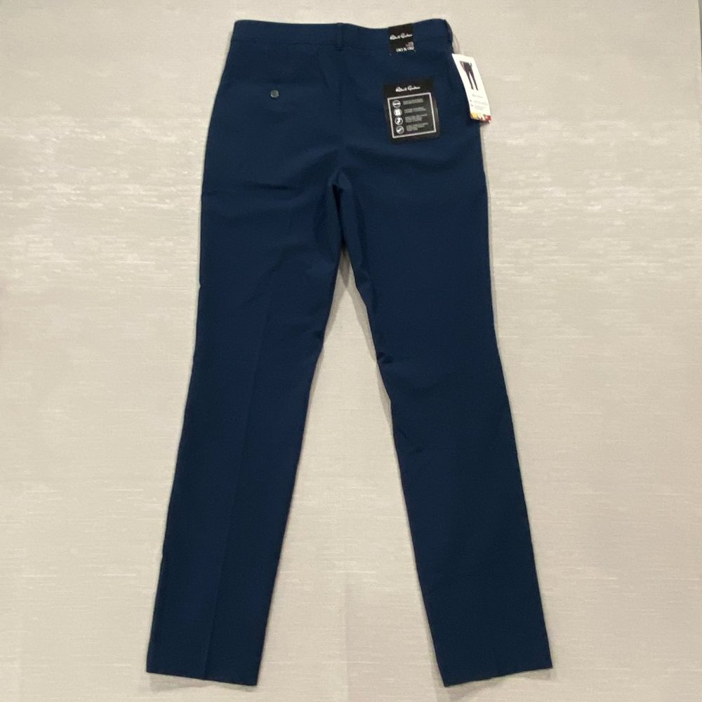 Robert Graham Blue Dress Pants Men's Size 30 x 32" Flat Front Casual Business